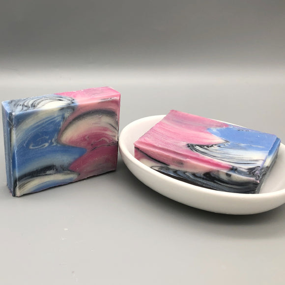 Pink and Blue Soap Bar