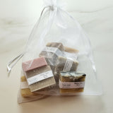 Natural Soap Samples, 7 Mini Bars in a Gift Bag