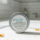 Clean Face, Cleansing Grains/Clay Mask, 2 in 1 - Orange for Dry to Combo Skin