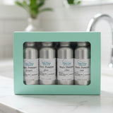 Body Powder with Shaker, 4 pack Collection in a Gift Box