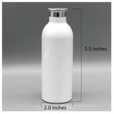 Body Powder Shaker White Aluminum 6 oz