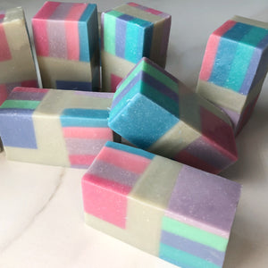 Pinks and Blues Soap Bar