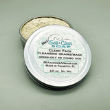 Clean Face, Cleansing Grains/Clay Mask, 2 in 1 - Green for Oily and Combo Skin