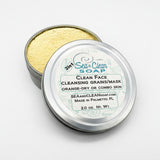 Clean Face, Cleansing Grains/Clay Mask, 2 in 1 - Orange for Dry to Combo Skin
