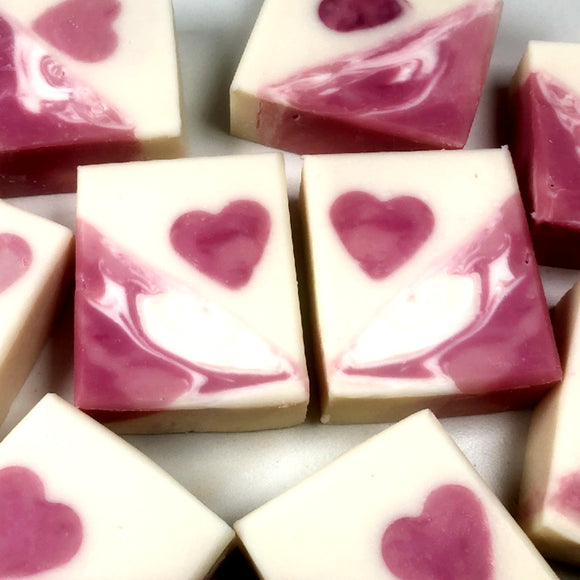 Pink Heart Soap Bar
