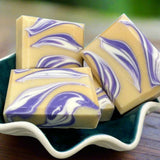Gold and Purple Soap Bar