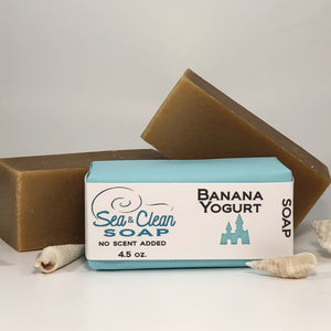 Banana Yogurt Soap Bar no scent added