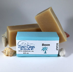 Beer Soap Bar with essential oils | SEA and CLEAN Soap