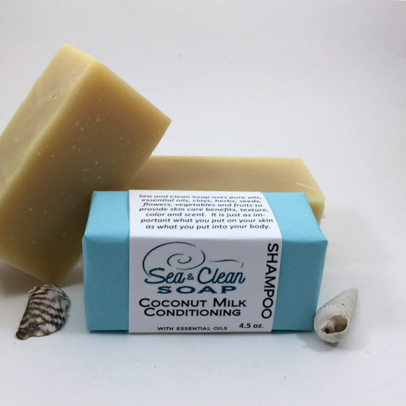 Coconut Milk Conditioning Shampoo Bar