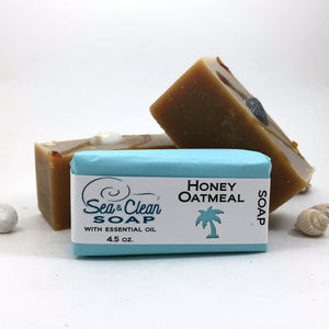 Honey Oatmeal Soap Bar with essentail oils