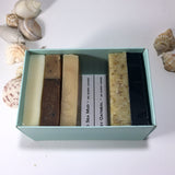 Soap Bar Samples, 7 Mini Unscented Bars in a Gift Box