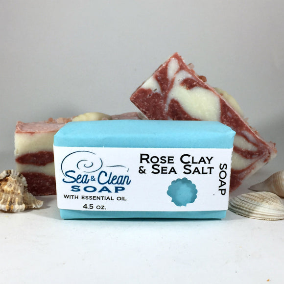 Rose Clay and Sea Salt Soap Bar is very mild