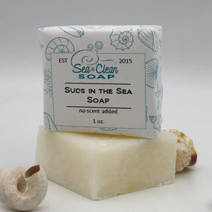Suds in the Sea is an all coconut oil bar.   It will be a very hard bar with lots of lather
